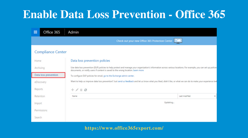 Enable Data Loss Prevention